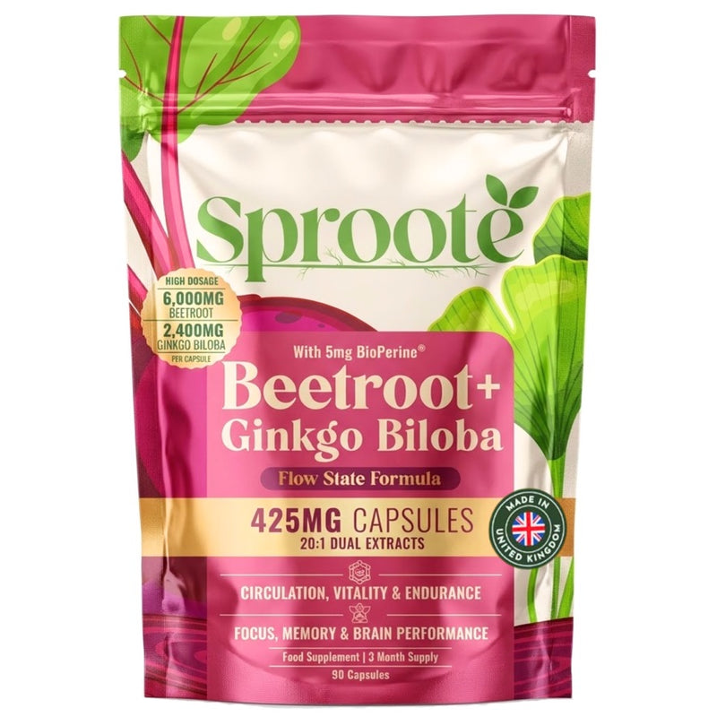 Sproote Beetroot + Ginkgo | Flow State Formula