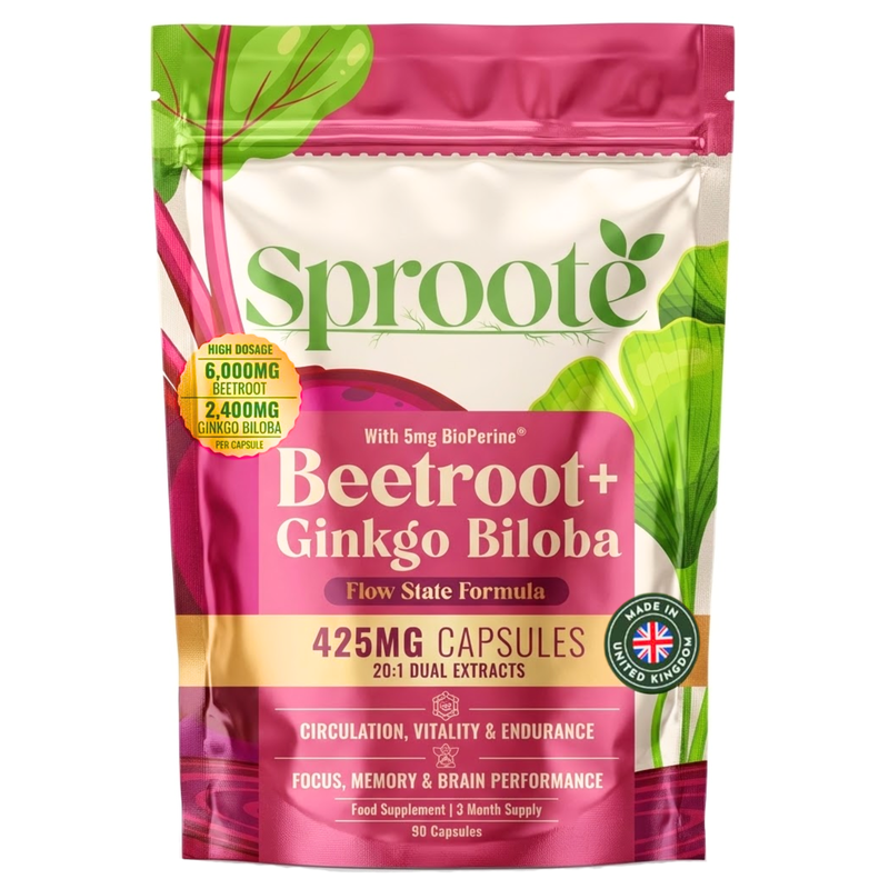 Sproote Beetroot + Ginkgo | Flow State Formula